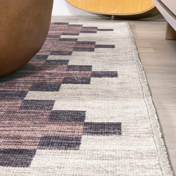 Timantii Modern Trellis Kilim Area Rug